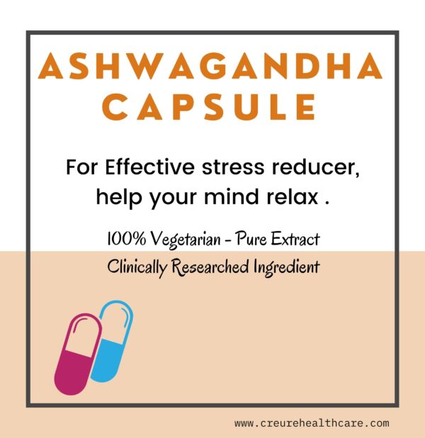 Buy Creure Ashwagandha will help your mind relax more and release built up emotions that might be causing you to feel down or depressed.
