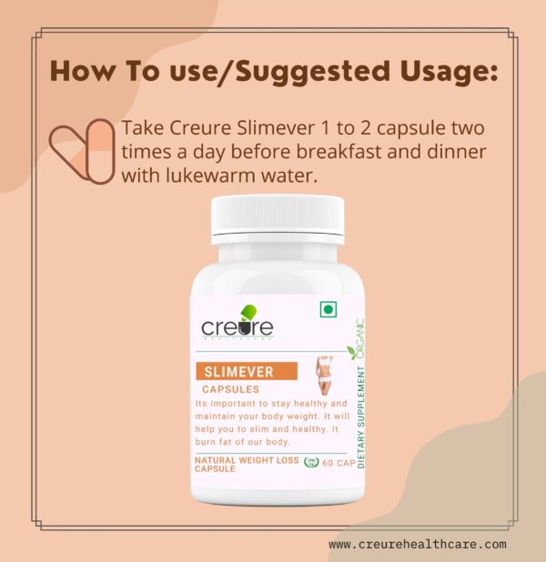 Buy Slimever capsule will help you to slim and healthy. Hydroxycitric Acid(HCA), has high in quantity and in active form will help you to lose weight. It reduces your craving for food, prevents fat production.