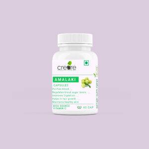 Creure Healthcare Amalaki is prepared with pure Amalaki extract. helps boost immunity by building the body natural defense system. Amalaki helps in improving both physical and mental health. Buy Now!!