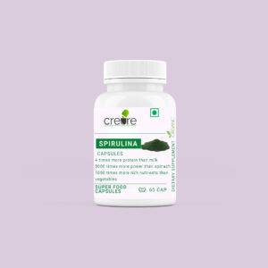The One in all dietary supplement Spirulina is a blue-green algae, a type of Cyanobacteria, that encompasses a massive amount of proteins and vitamins. Helps to increase haemoglobin level and supports bone and muscle health. Spirulina is nature’s own superfood to keep you energetic and healthy.